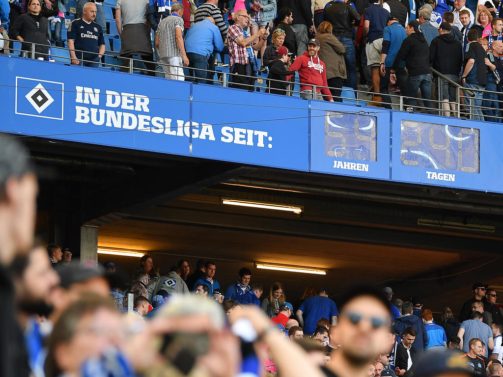 Wie lange tickt noch die Bundesliga-Uhr des Hamburger SV?