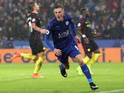 Jamie Vardy und Leicester City fügten Manchester City eine schmerzhafte Niederlage zu