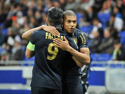 Radamel Falcao y Kylian Mbappé hicieron los dos tantos para el Mónaco. (Foto: Imago)