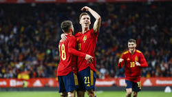 Dani Olmo von RB Leipzig trifft spät für Spanien