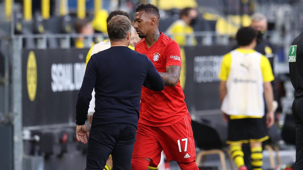 Sorgte für umstrittene Szene bei BVB vs. FC Bayern: Jérôme Boateng