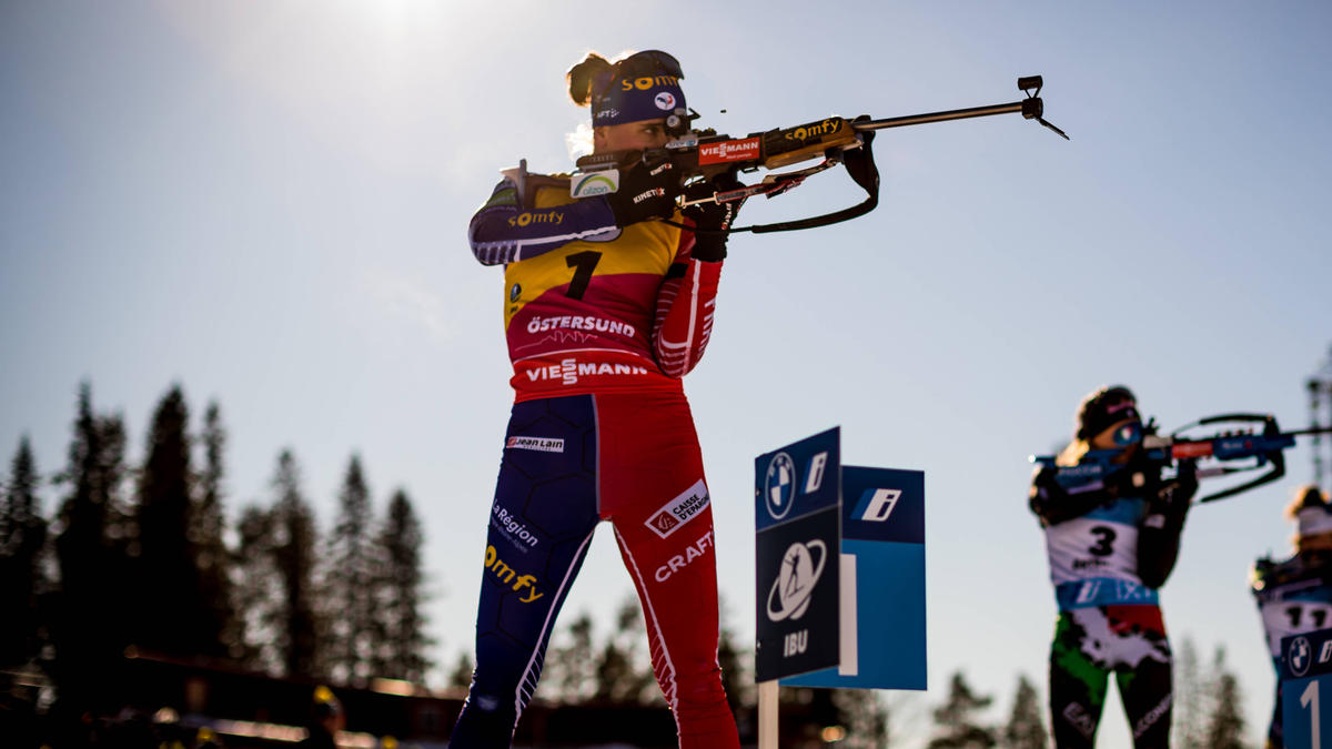 Julia Simon krönte sich zur Biathlon-Gesamtweltcupsiegerin