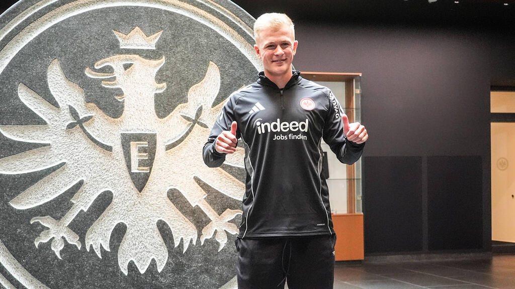 Jonathan Burkardt ist zu Eintracht Frankfurt gewechselt Jonathan Burkardt ist zu Eintracht Frankfurt gewechselt