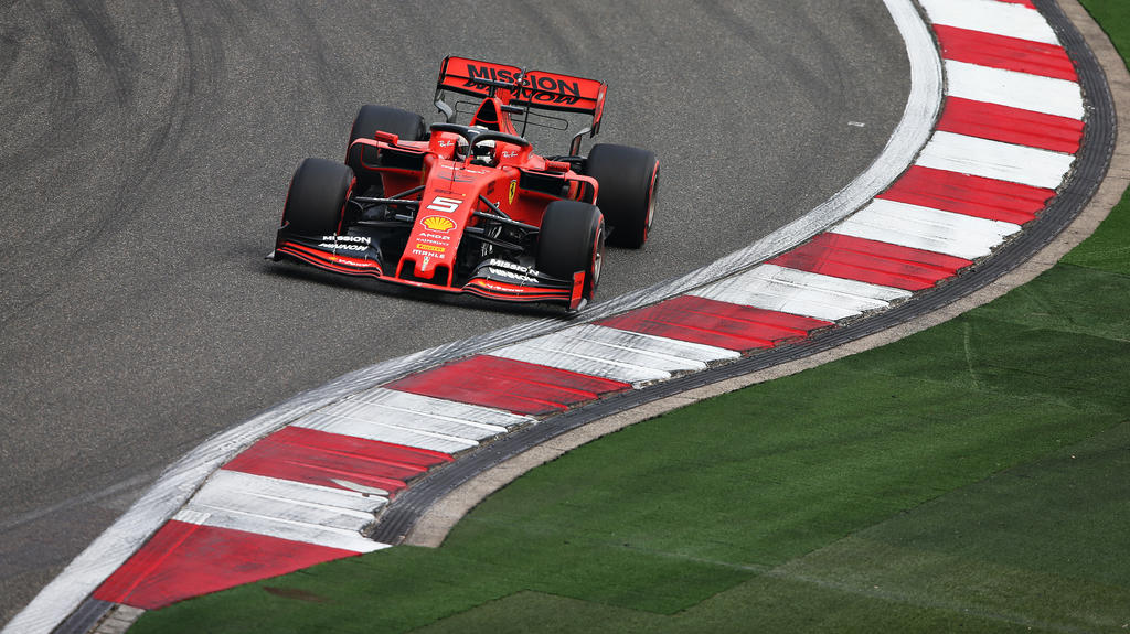 Sebastian Vettel wird am Sonntag von Startplatz 3 ins Rennen gehen Sebastian Vettel wird am Sonntag von Startplatz 3 ins Rennen gehen