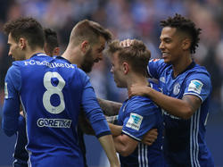 Schalke 04 hatte gegen Wolfsburg allen Grund zu jubeln