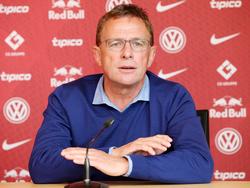 Ralf Rangnick steht mit Leipzig vor der zweiten Bundesliga-Saison