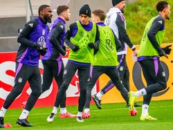 Nagelsmann hält seine Nationalspieler um Jamal Musiala (M.) zusammen