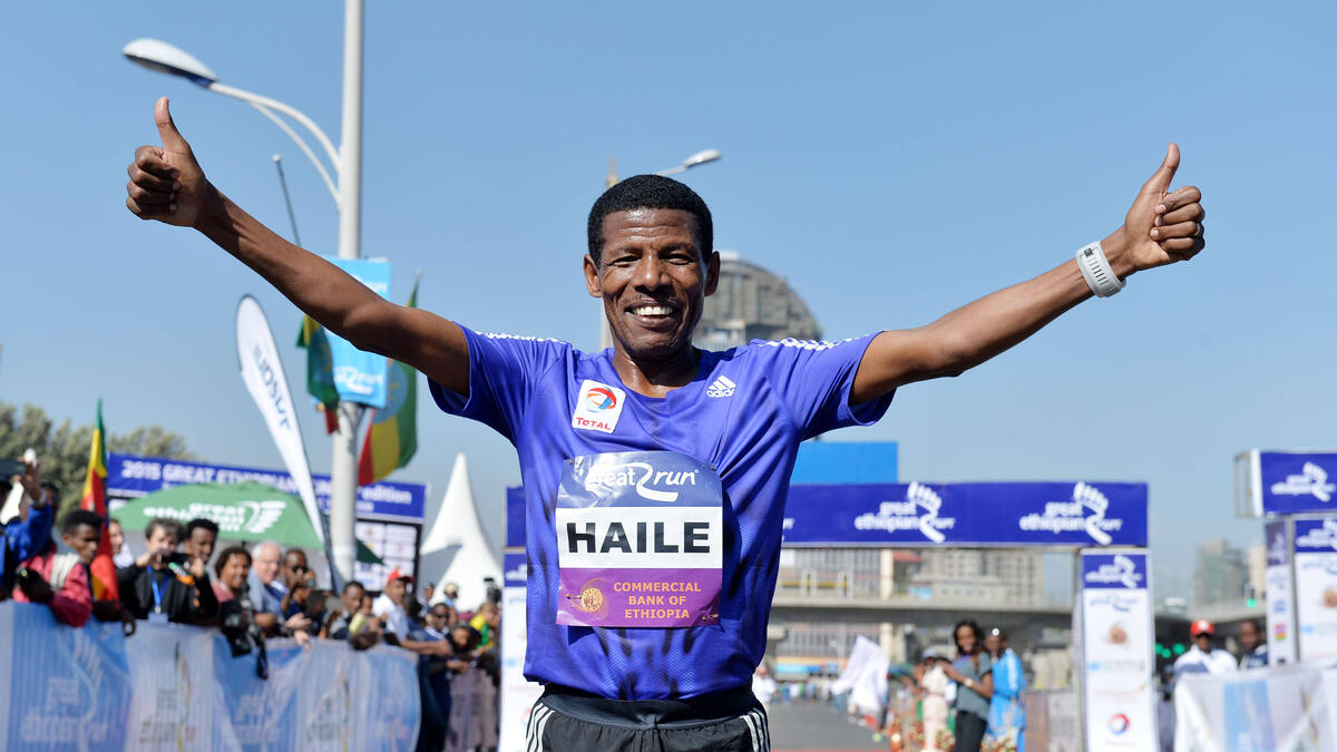 Haile Gebrselassie verteilt viel Liebe für Berlin