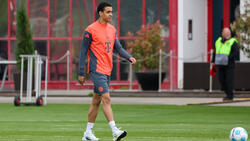 Jamal Musiala arbeitet beim FC Bayern am Comeback