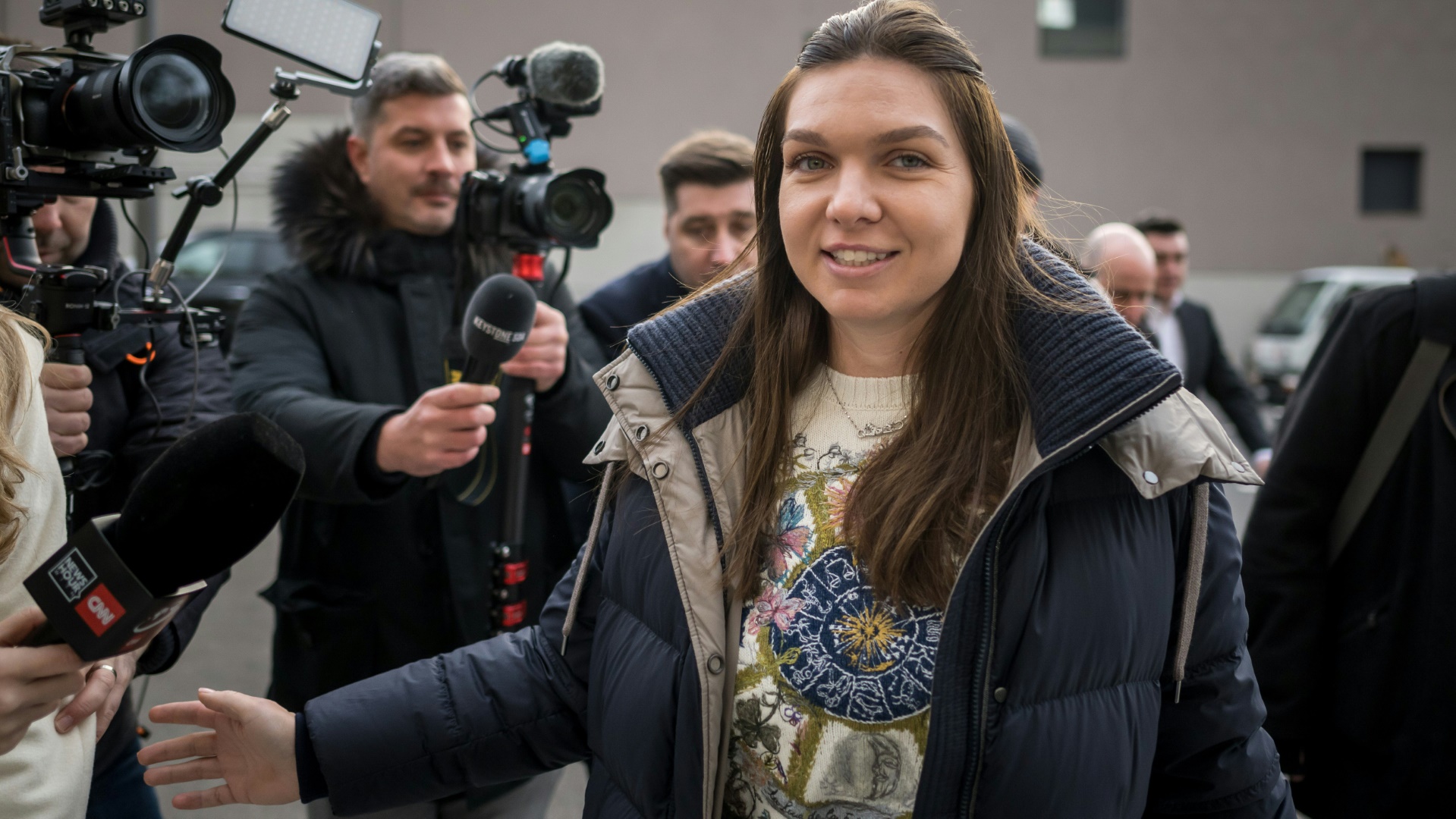 Simona Halep vor dem CAS in Lausanne