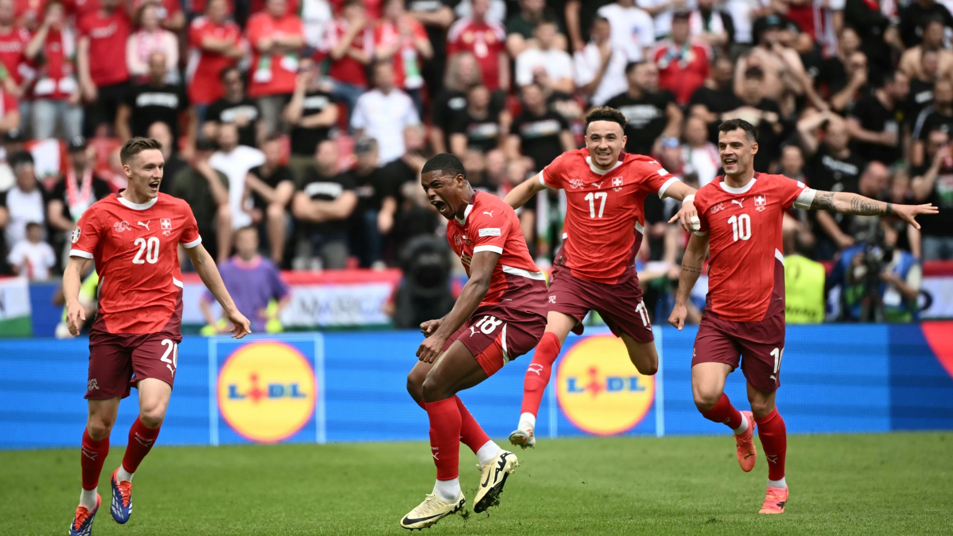 Im Stadion lief alles nach Wunsch für die Schweiz