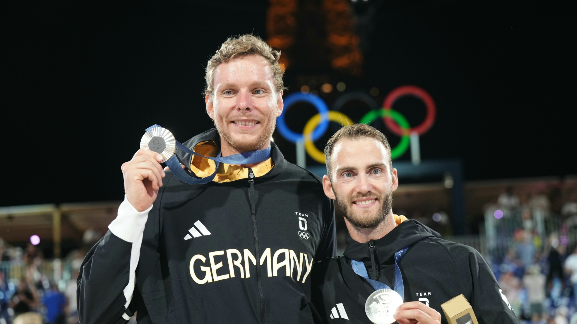 Freude über Silber: Nils Ehlers (links) und Clemens Wickler