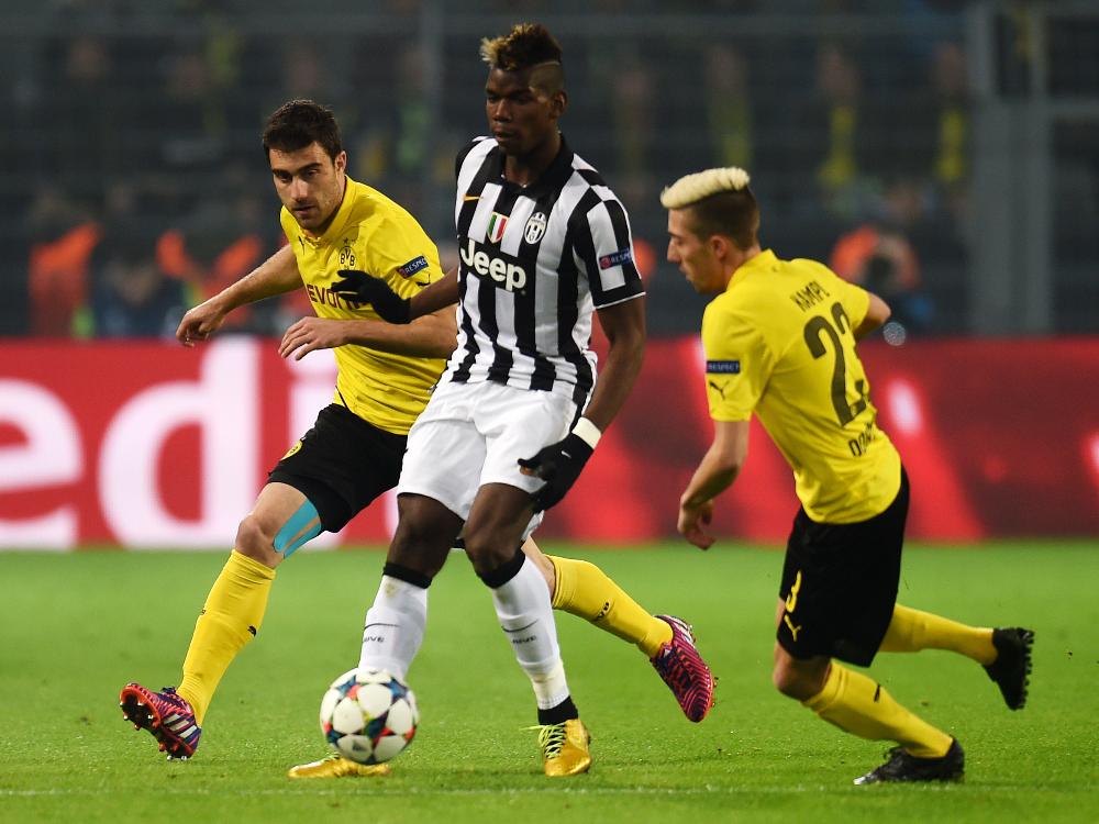 Pogba (M.) musste gegen Dortmund verletzt vom Feld