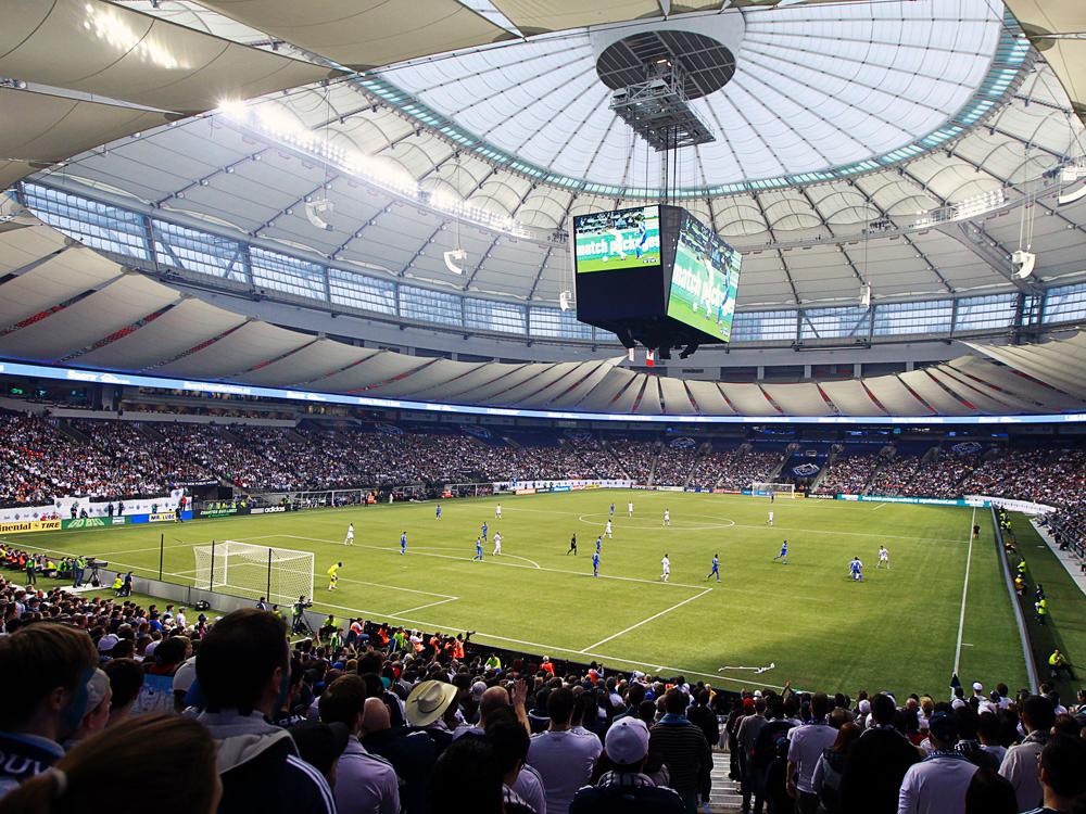 Im BC Place Stadium in Vancouver findet das Finale statt