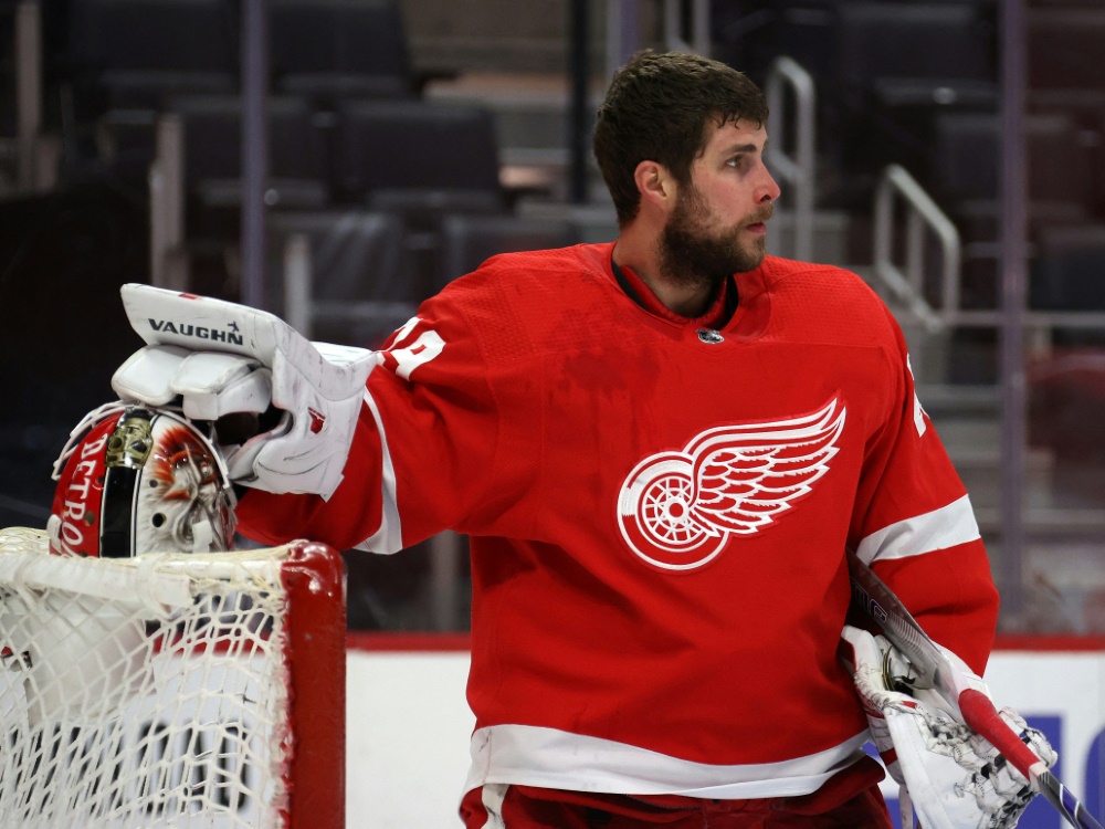 Klatsche für Thomas Greiss und die Red Wings Klatsche für Thomas Greiss und die Red Wings