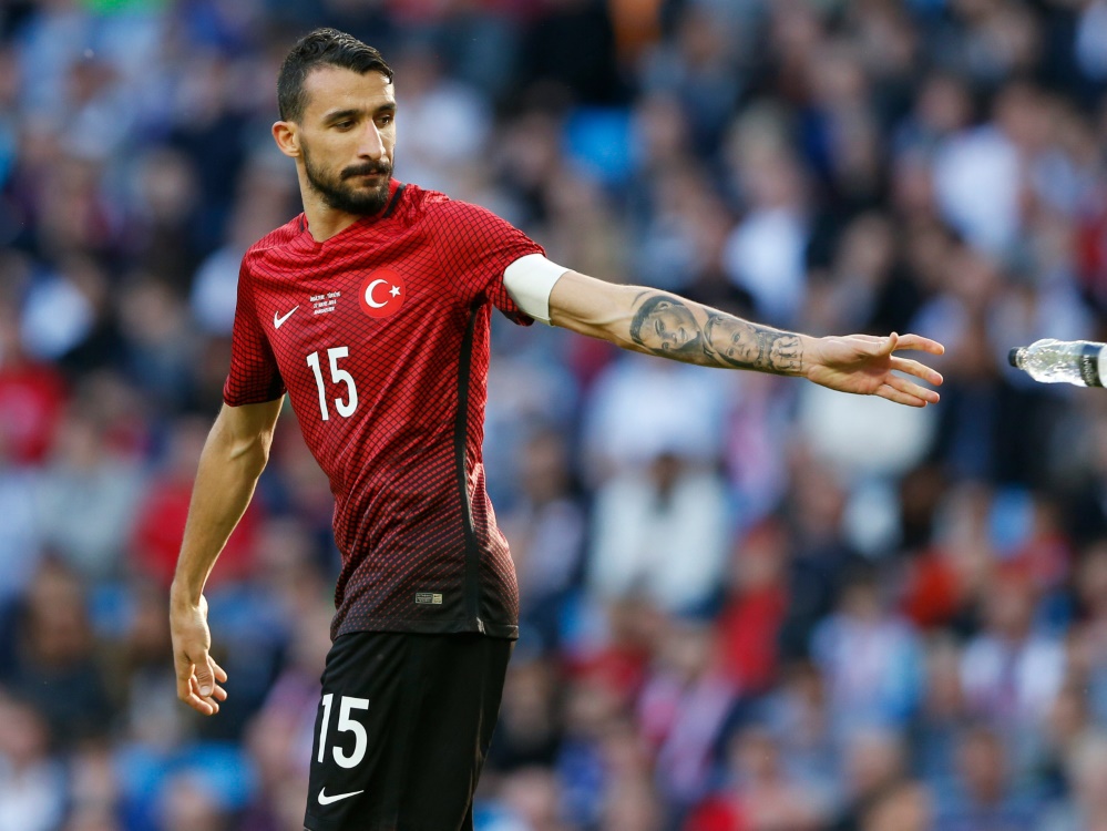 Mehmet Topal erzielte den Siegtreffer für die Türkei Mehmet Topal erzielte den Siegtreffer für die Türkei