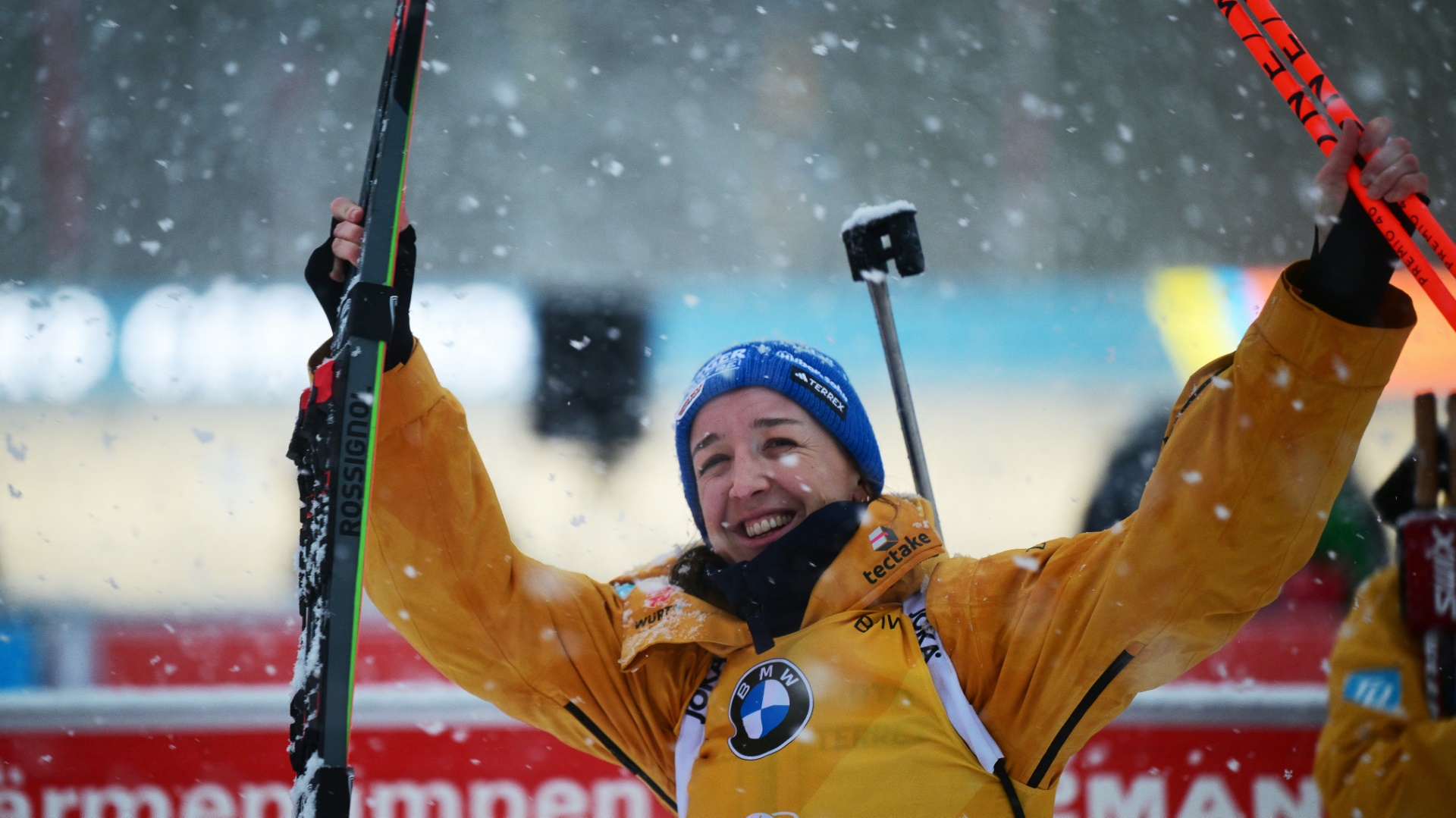 Im Gelben Trikot: Franziska Preuß