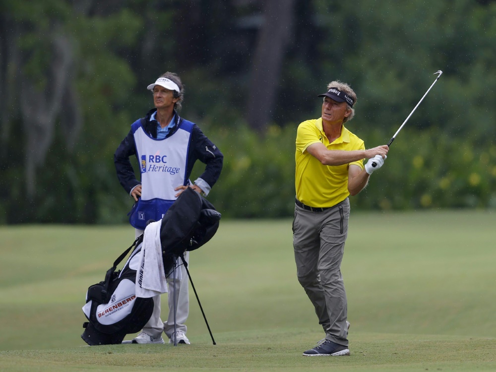 Bernhard Langer spielte zwei überzeugende Runden Bernhard Langer spielte zwei überzeugende Runden