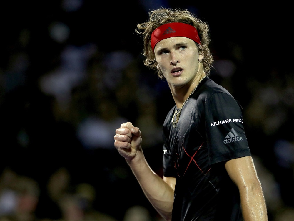 Im Achtelfinale: Alexander Zverev Im Achtelfinale: Alexander Zverev