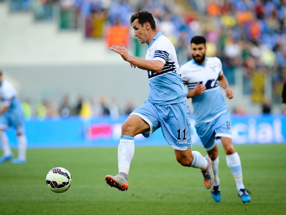 Miroslav Klose steht bei Lazio wohl vor dem Absprung