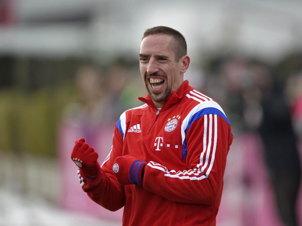 Franck Ribéry ist nach seiner Sprunggelenksverletzung zurück im Training