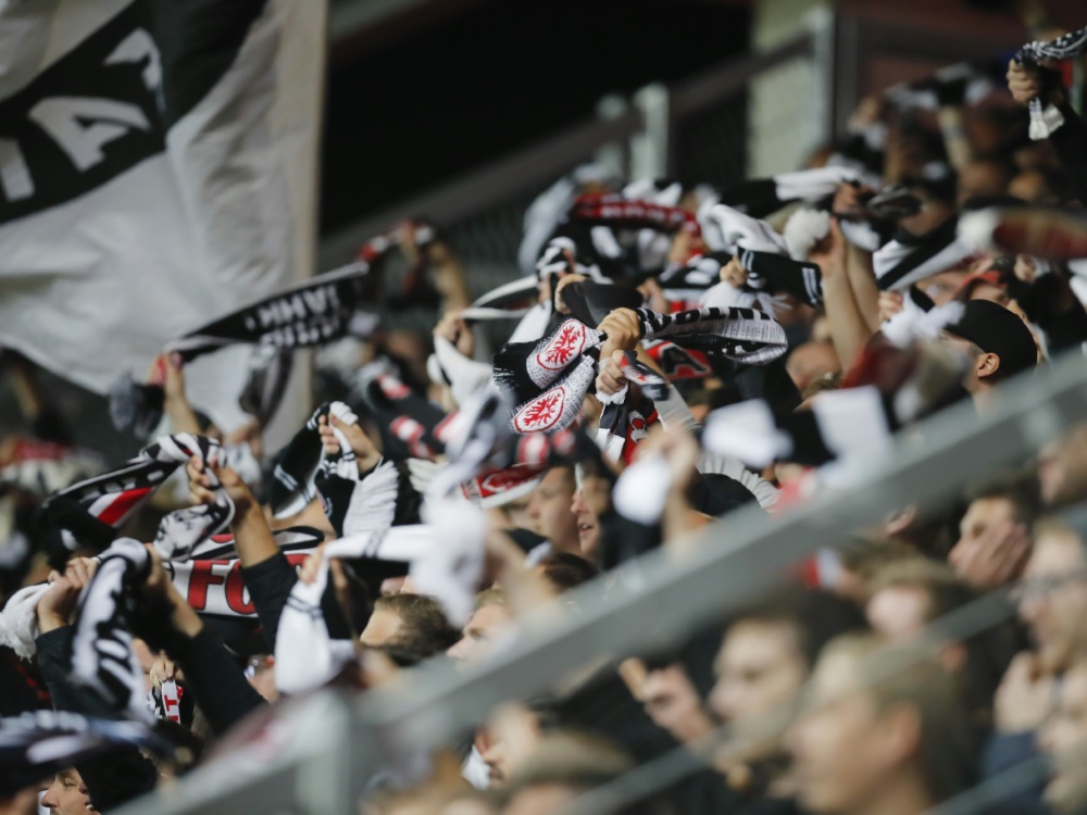 Eintracht-Fans protestierten gegen die DFB-Sanktionen