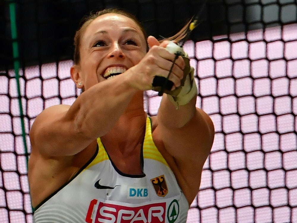 Kathrin Klaas warf den Hammer auf 71,50 Meter Kathrin Klaas warf den Hammer auf 71,50 Meter