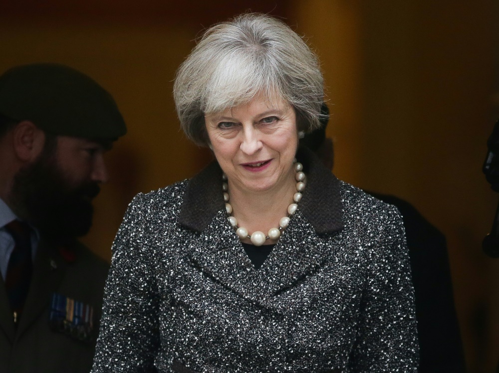 Wütend auf die FIFA: Premierministerin Theresa May