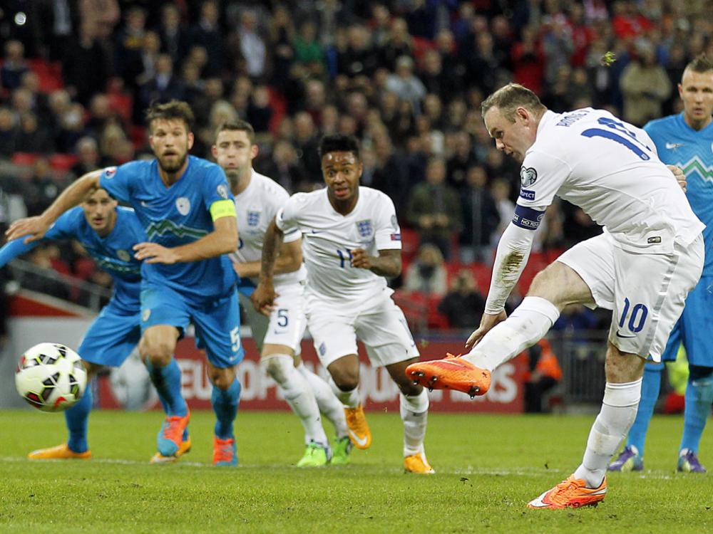 Tor von Wayne Rooney verhilft England zum Sieg Tor von Wayne Rooney verhilft England zum Sieg