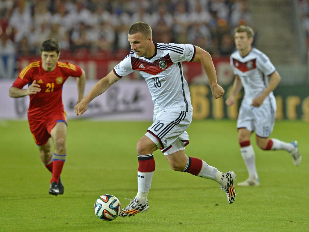 Weltmeister Lukas Podolski steht offenbar vor dem Abschied aus London