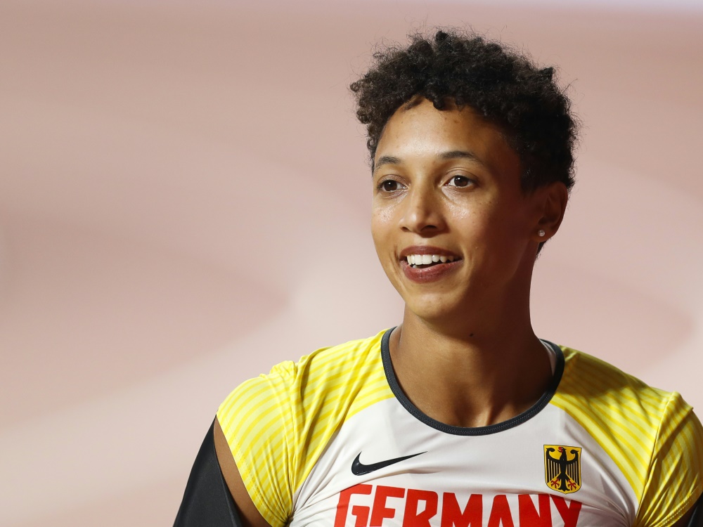 Platz vier im ersten Wettkampf: Malaika Mihambo Platz vier im ersten Wettkampf: Malaika Mihambo