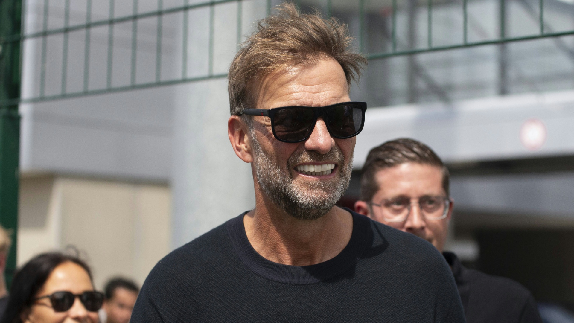 Prominenter Trainingsgast in Leipzig: Jürgen Klopp Prominenter Trainingsgast in Leipzig: Jürgen Klopp