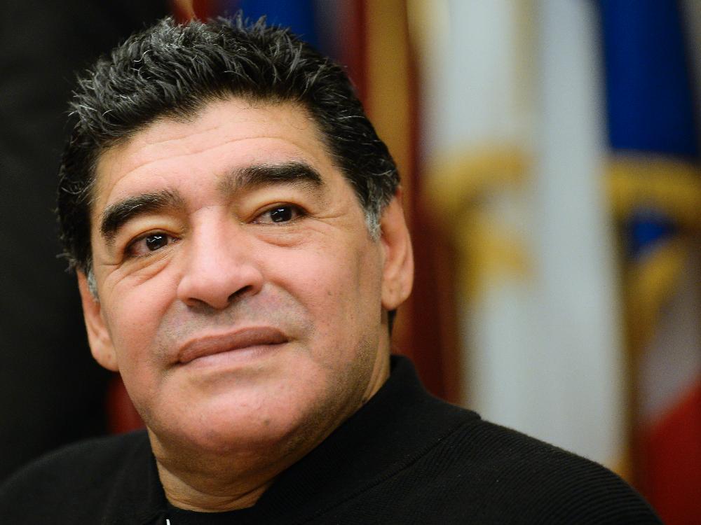 Fordert eine baldige Lösung: Diego Maradona Fordert eine baldige Lösung: Diego Maradona