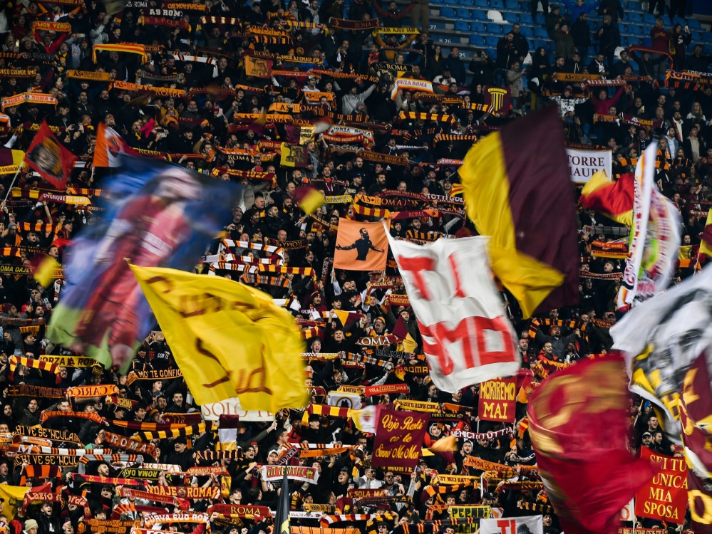 Die Roma-Fans bekommen ein Auswärtsverbot