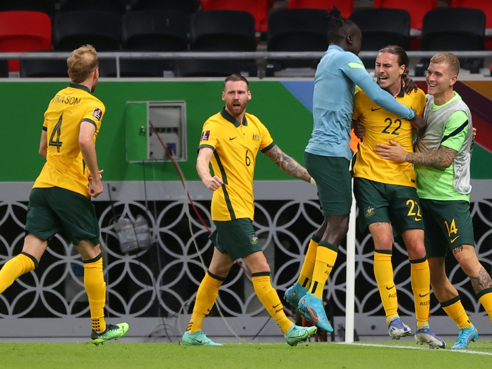 Australien steht ein Spiel vor der erneuten WM-Teilnahme