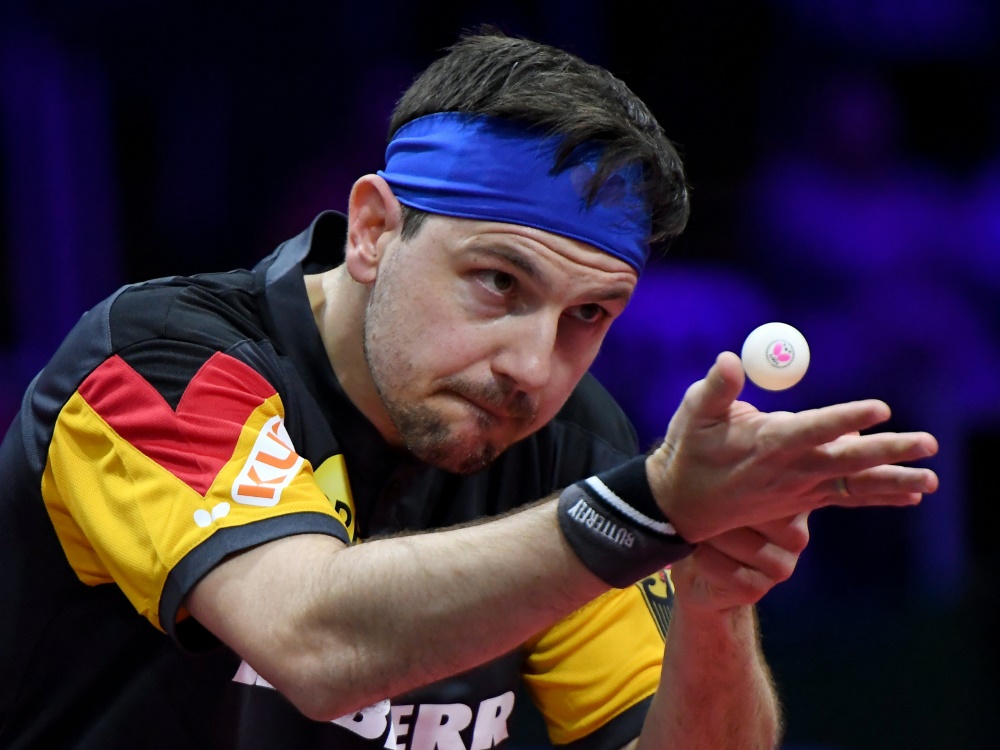 Timo Boll ist mit Mühe ins Achtelfinale eingezogen Timo Boll ist mit Mühe ins Achtelfinale eingezogen