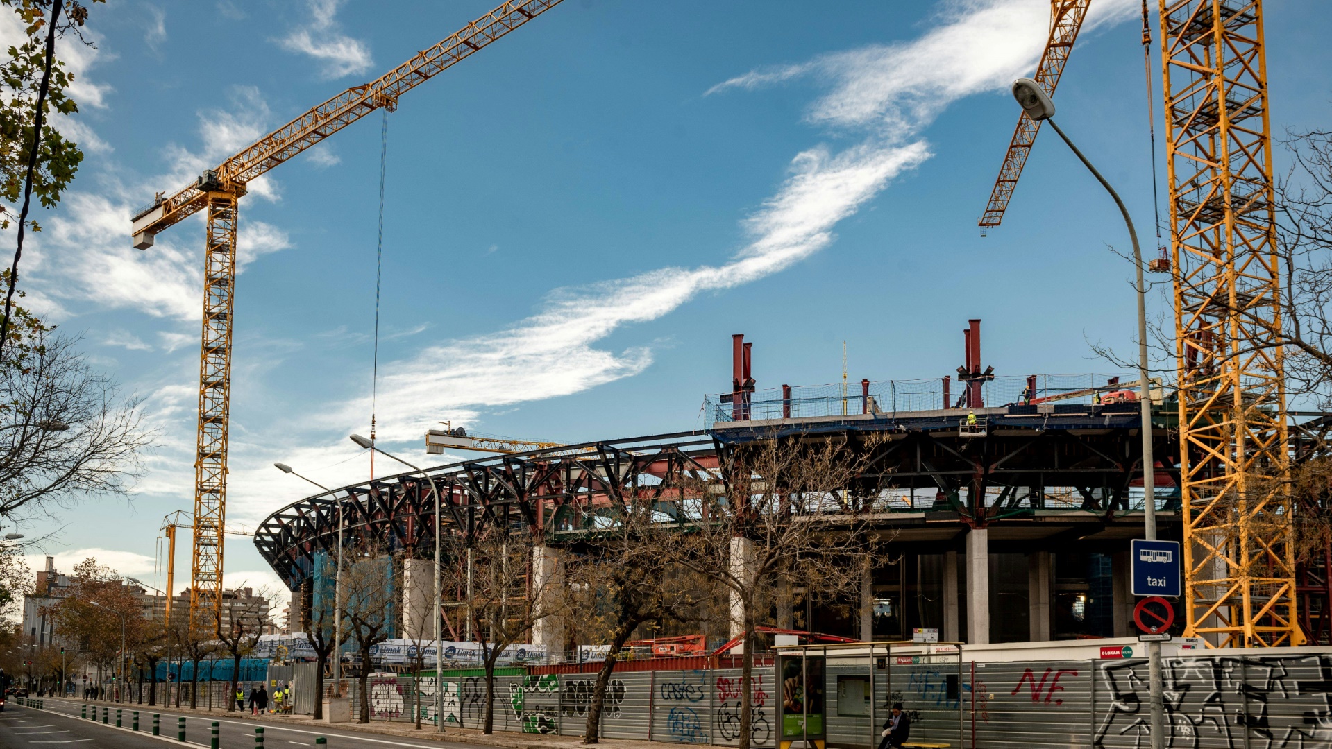 Das Camp Nou von Barcelona wird aktuell umgebaut