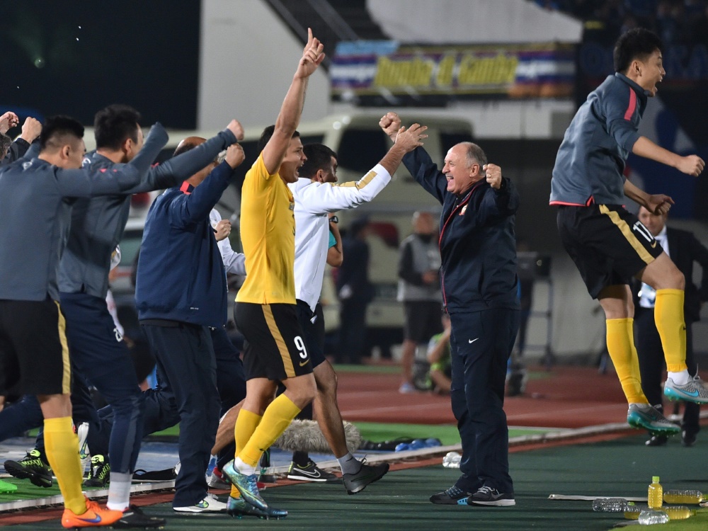 Evergrande feiert den Sieg der AFC-Champions-League