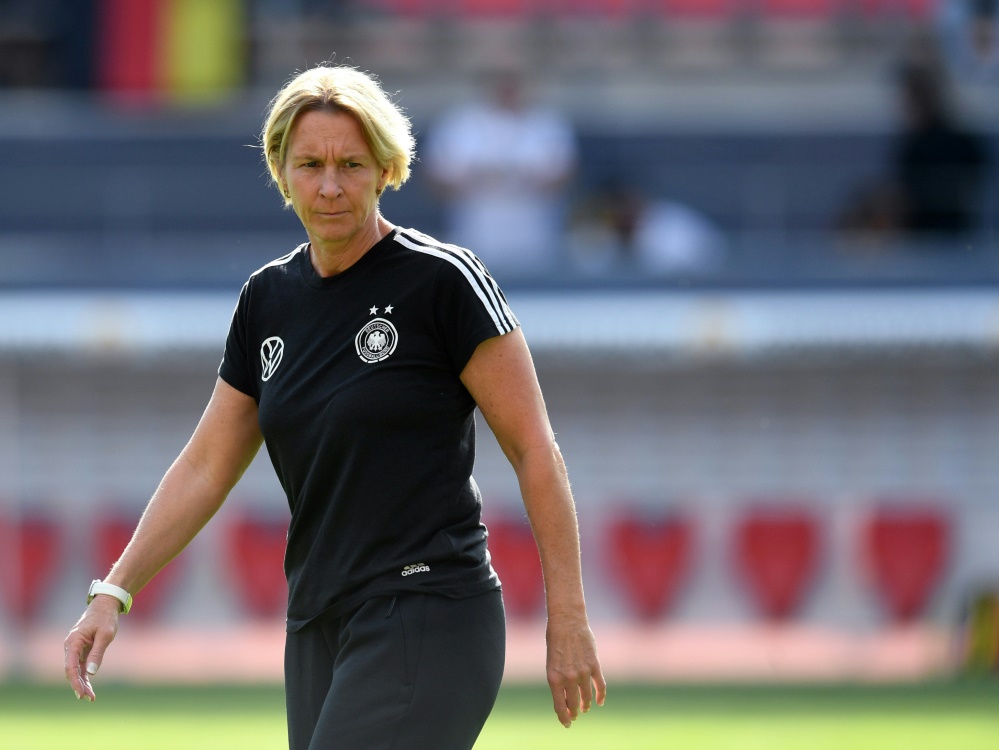 Die deutschen Fußballerinnen testen in Wembley