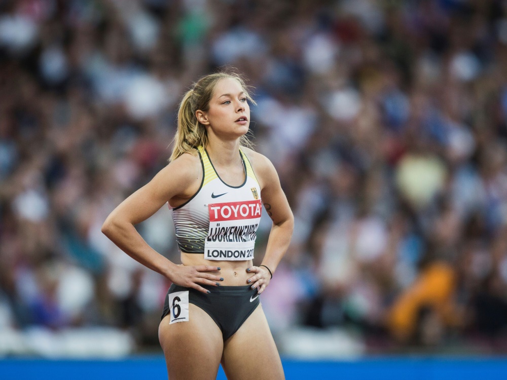 Führte die Sprintstaffel ins Finale: Gina Lückenkemper Führte die Sprintstaffel ins Finale: Gina Lückenkemper