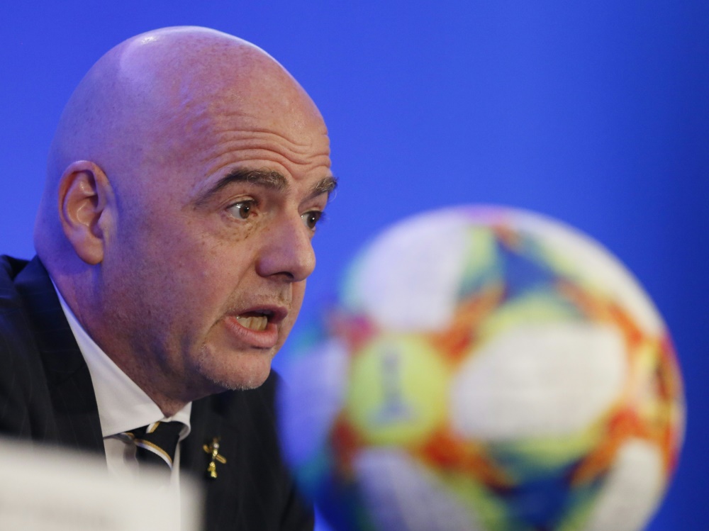 Muss wohl auf die Mega-WM 2022 verzichten: Gianni Infantino Muss wohl auf die Mega-WM 2022 verzichten: Gianni Infantino