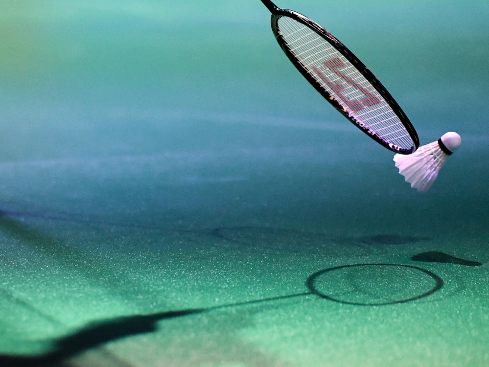 Pause im Badminton Pause im Badminton