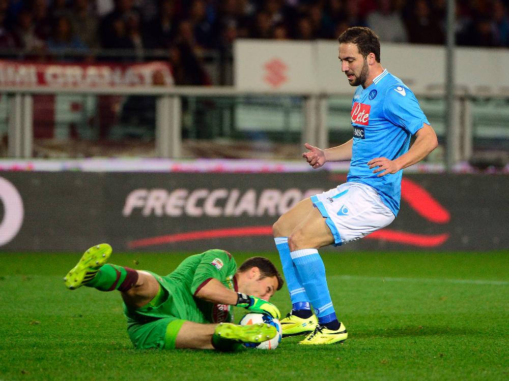 Gonzalo Higuaín traf zum 1:0 für Neapel