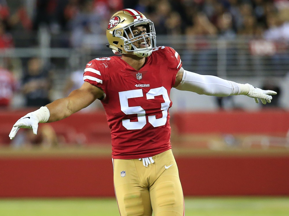 Mark Nzeocha spielte zuvor für die San Francisco 49er Mark Nzeocha spielte zuvor für die San Francisco 49er