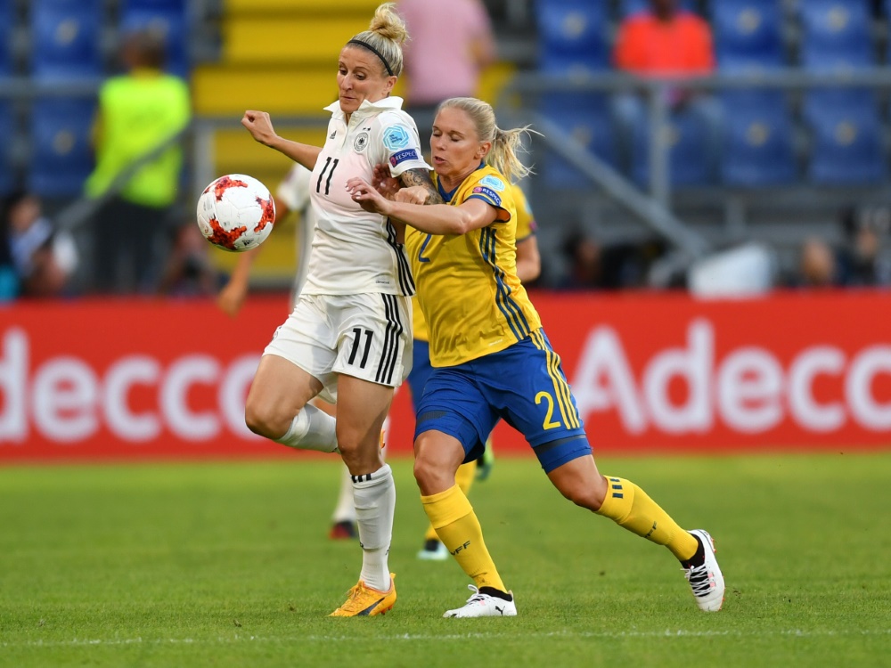 Anja Mittag (l.) trat 2017 aus der Nationalmannschaft zurück
