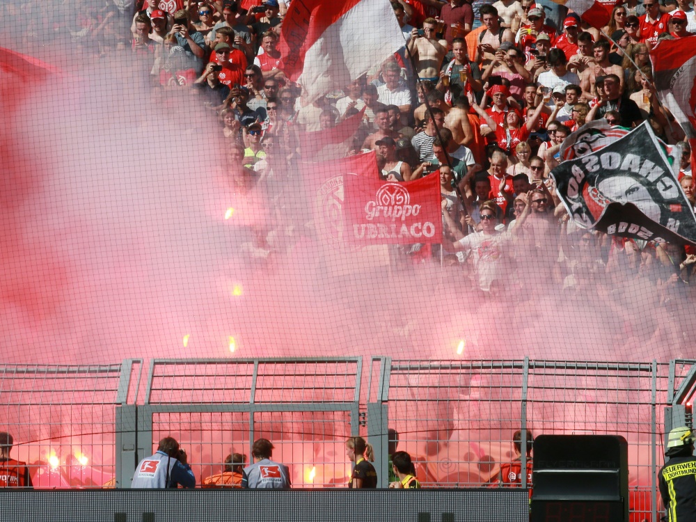 Einsatz von Pyrotechnik: Geldstrafe für Mainz 05