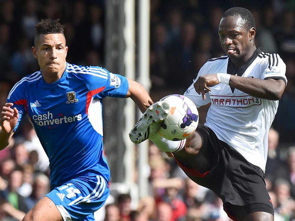 Big Point verpasst: Fulhams Mahamadou Diarra (r.)