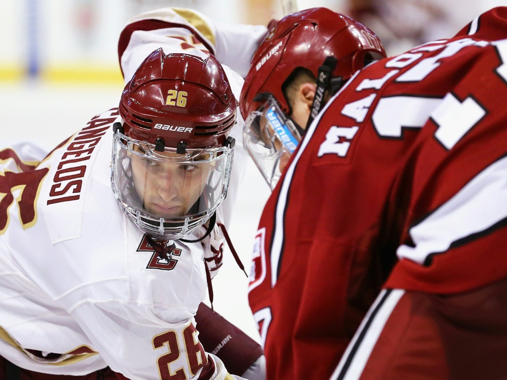 Austin Cangelosi (l.) wechselt zu den Nürnberg Ice Tigers Austin Cangelosi (l.) wechselt zu den Nürnberg Ice Tigers