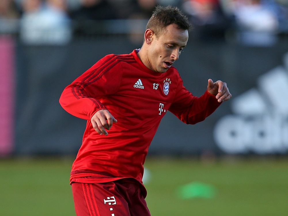Rafinha befindet sich wieder im Mannschaftstraining Rafinha befindet sich wieder im Mannschaftstraining