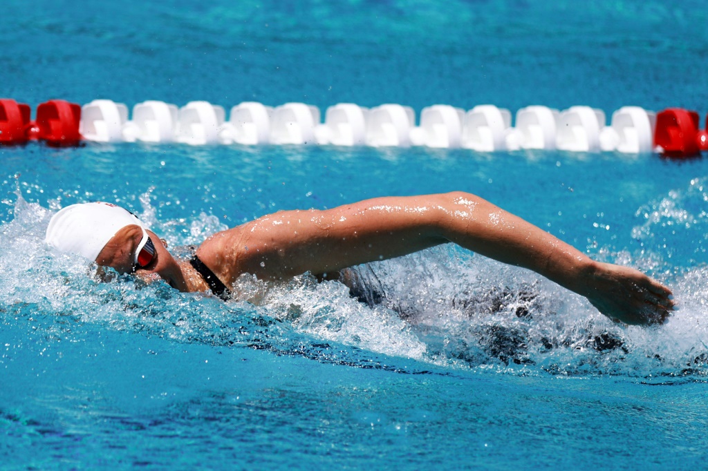 Kanada-Star-schwimmt-Weltrekord